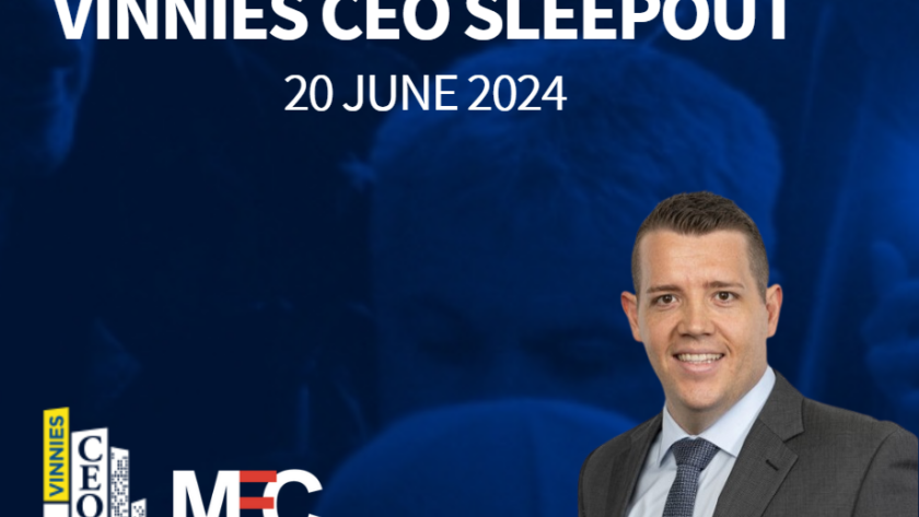 Vinnie CEO Sleepout